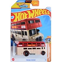 Hot Wheels 2023#202/250 HW Metro #7/10 Double-Decker Drag Bus